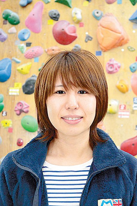 小菅沙羅さん（２８）クライミングジムZERO下栗店店長・宇都宮