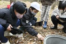 落ち葉めくって 生き物みっけ！　那須のグッドニュースネイバーズで田代友…