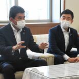 【指定廃棄物の行方】「国の責任として支援」　環境副大臣、福田知事と面会