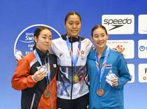 ２００ｍ個メで木下あいら２位