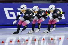 団体追い抜き日本Ｖ 女子