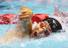 ３選手、２種目で標準記録突破　競泳・ＪＯＣ県予選会