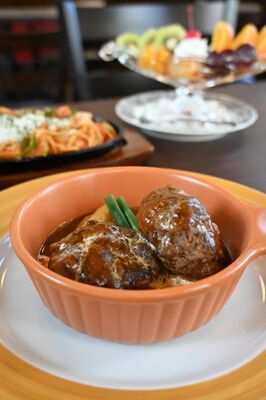 栃木牛煮込みハンバーグ