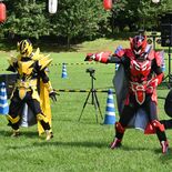 雷都を守る希望の戦士　ご当地ヒーロー「オリオン戦隊ＬＲＴ」お披露目　宇…