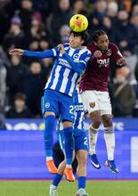 三笘は後半に途中出場