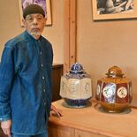 並ぶは傘寿記念で１００点　明石庄作陶芸展、益子のギャラリー緑陶里で16…