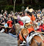 人馬一体の妙技に歓声　日光