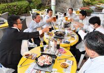 ビアガーデンがオープン　宇都宮