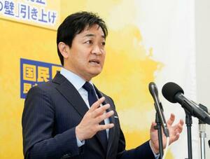 玉木氏、連立入りに否定的