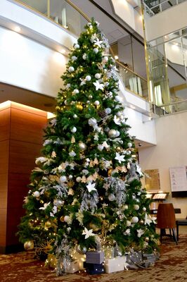 宇都宮東武ホテルグランデのクリスマスツリー