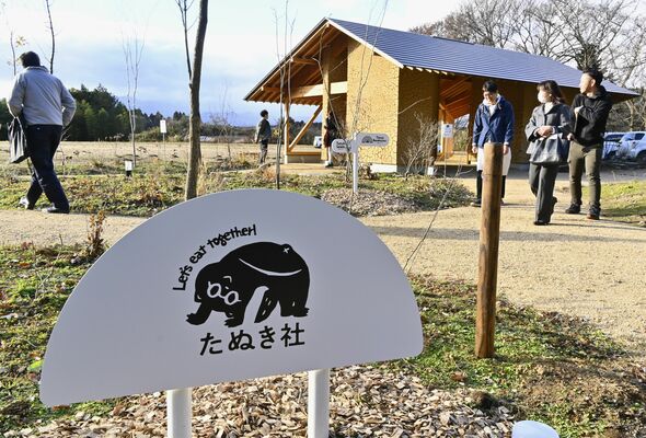 14日にオープンする「たぬき社」