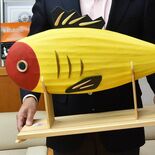 黄ぶなの曲げ物、宇都宮市に寄贈　県伝統工芸士の村田さん
