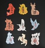 神獣などモチーフ「型抜き御朱印」　上三川・白鷺神社など県内８神社が８月発行