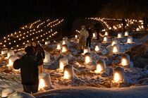 日光・湯西川温泉で「かまくら祭」