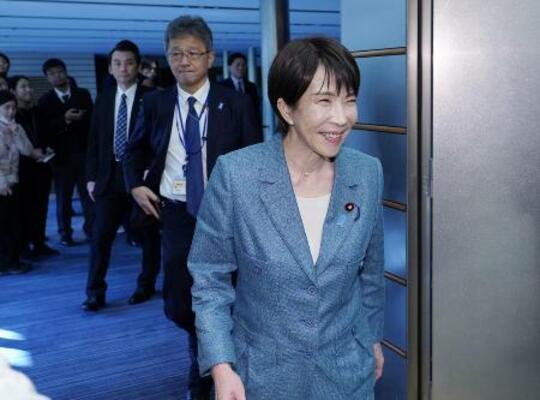 　高市早苗首相＝１９日、首相官邸