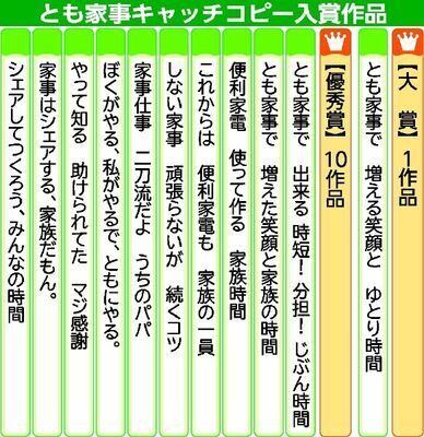 とも家事キャッチコピー入賞作品
