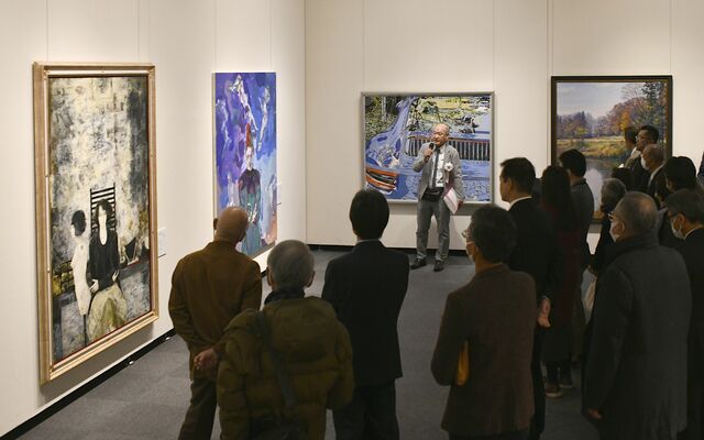 市ミュージアムで始まった栃木日展作家展