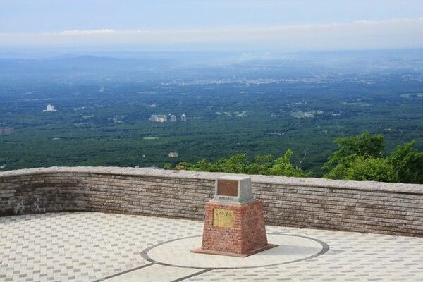 標高１０４８メートルにある「那須高原展望台」