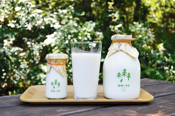 濃厚な味わいで、余韻も楽しめる森林ノ牛乳