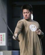 古武術取り入れ汗