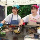 芳賀地区の新たな名物に　「ＳＬ焼きそば」初提供　55周年イベントで真岡ＪＣ