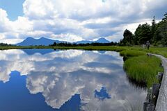 鬼怒沼の水鏡