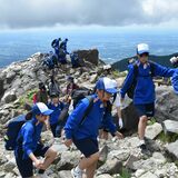 美しい景色　私たちが守る　那須中がクリーン登山