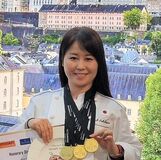 料理Ｗ杯の彫刻部門で“金”４個　那須塩原の石川さん「次は満点を」