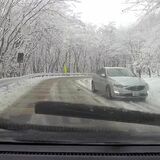 【動画あり】上り専用いろは坂で突然の対向車　雪の16日、逆走相次ぐ　ノーマルタイヤで進めず引き返したか　