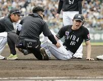 ロッテ種市、一回に負傷交代