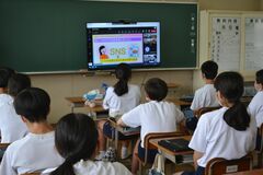 中学生を対象にネット安全教室／ＮＴＴ東