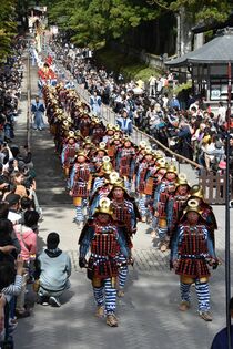 日光東照宮で千人武者行列