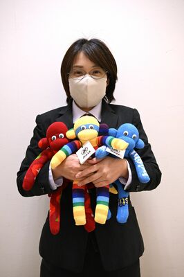 チャリティーイベントで販売される「おのくん」