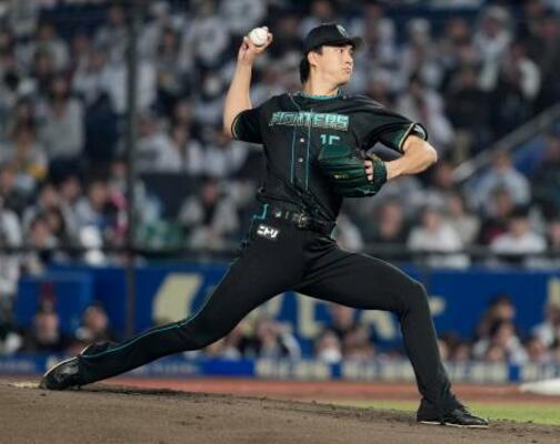 　ロッテ戦に先発した日本ハム・達＝ＺＯＺＯマリン