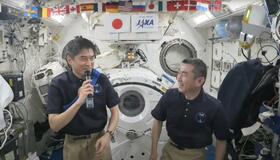 油井さん 再び宇宙基地に