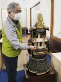 「謙信の甲冑」修復で美しく