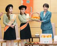 首相、奈良の柿「ちから湧く」