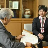 技能グランプリ銀賞の中三川さん、福田知事に結果報告　２大会連続入賞、後進への伝承に意欲