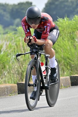 17位となったブリッツェンの谷＝栃木市の渡良瀬遊水地、広瀬華撮影