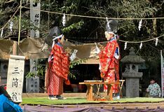 伝統の舞、児童ら披露　大田原・那須神社
