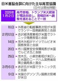 首脳会談成功へ高官往来活発化
