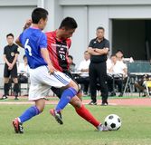 全国高校総体サッカー県予選決勝　矢板中央－佐野日大
