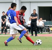 全国高校総体サッカー県予選決勝　矢板中央－佐野日大