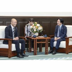 台湾総統が日光市長と面会　地方交流に期待