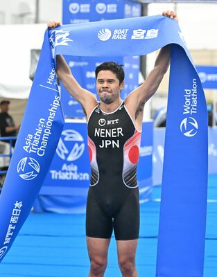 ニナー賢治＝優勝した広島県廿日市市でのアジア選手権より