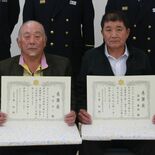 川に流された男性を救出　釣り人４人に感謝状　那須烏山