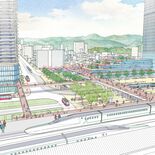 JR宇都宮駅西口駅前広場、空間デザイン方針が提示　2035年ごろ完成　…