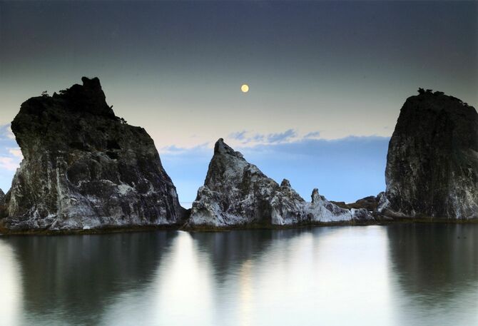入選「浄土の月夜」　家入蒼生夫（壬生）