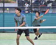 テニス・インターハイ栃木県予選　男子ダブルスは羽生田・荻原組（足利大付…