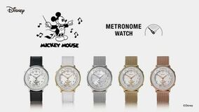ミッキーマウスがデザインされた山野楽器限定モデルのメトロノームウオッチを6月25日(木)数量限定発売!